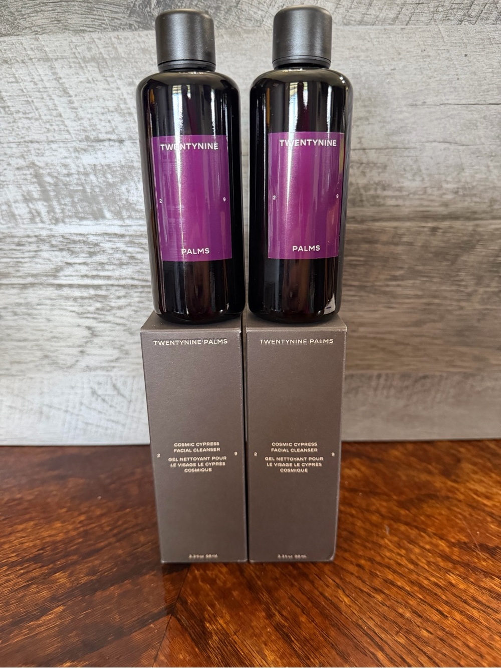 Set of two TwentyNine Palms Cosmic Cypress Facial Cleanser 3.3 fl oz each